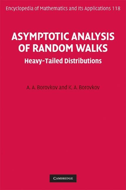 Produktbild: Asymptotic Analysis of Random Walks
