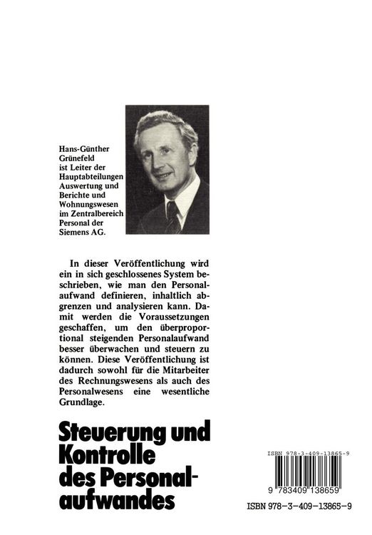 Produktbild: Steuerung und Kontrolle des Personalaufwandes