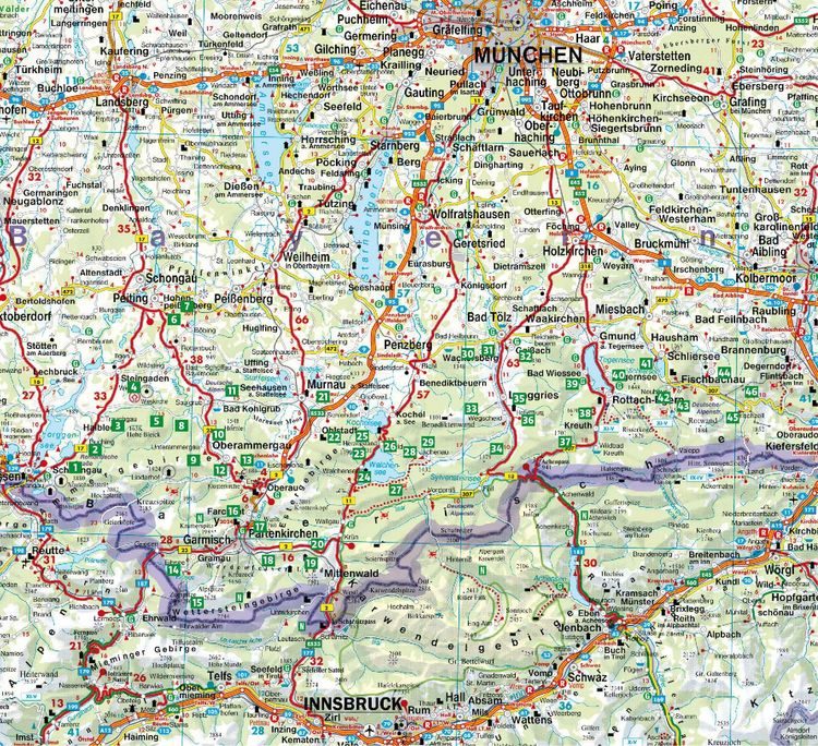 Produktbild: ROTHER Wanderbuch Wandern mit Hund Bayerische Alpen