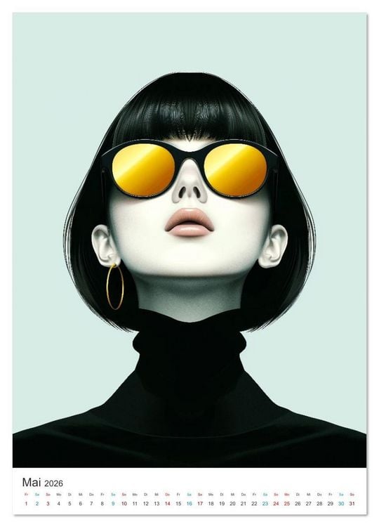 Produktbild: Fashion im Pop-Art (hochwertiger Premium Wandkalender 2026 DIN A2 hoch), Kunstdruck in Hochglanz