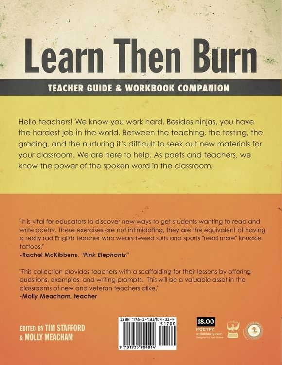 Produktbild: Learn Then Burn Teachers Manual