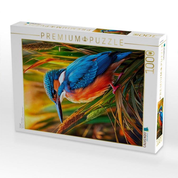Produktbild: CALVENDO Puzzle Eisvogel | 1000 Teile Lege-Gr&ouml;&szlig;e 64x48cm Foto-Puzzle f&uuml;r gl&uuml;ckliche Stunden