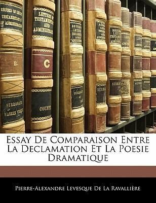 Produktbild: De La Ravallire, P: Fre-Essay De Comparaison Entre