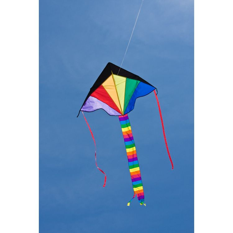 Produktbild: Ecoline Einleiner Drachen Simple Flyer Rainbow Spannweite (Details) 1200 mm Windst&auml;rken-Eignung 2 - 5 bft