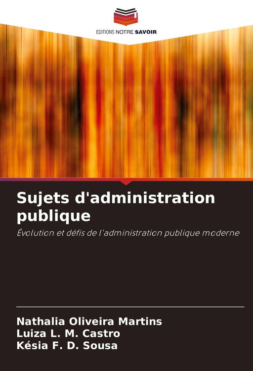 Produktbild: Sujets d'administration publique