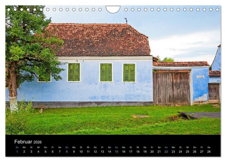 Produktbild: Siebenb&uuml;rgen &ndash; Die malerischsten Bauernh&auml;user (Wandkalender 2026 DIN A4 quer), CALVENDO Monatskalender