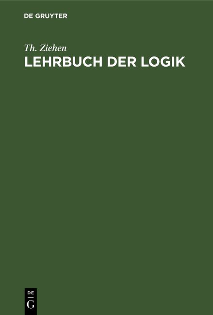 Produktbild: Lehrbuch der Logik