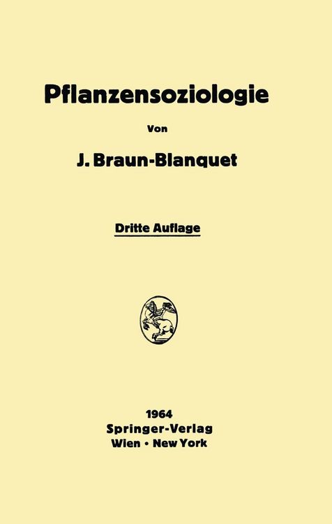 Produktbild: Pflanzensoziologie