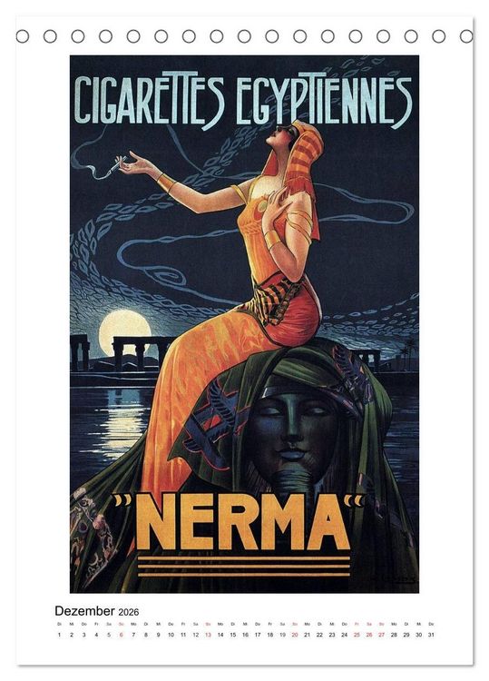 Produktbild: NOSTALGIE Poster aus Film, Theater und Werbung (Tischkalender 2026 DIN A5 hoch), CALVENDO Monatskalender