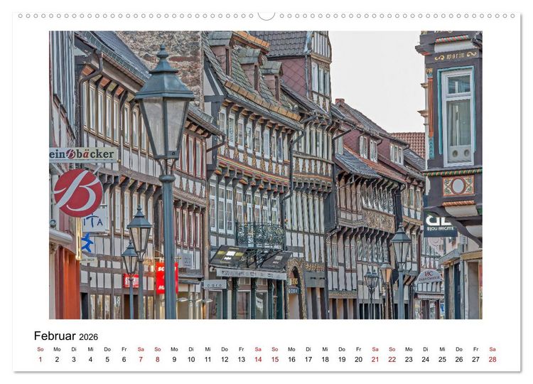 Produktbild: Faszination Fachwerk - an Weser und Ilme (Wandkalender 2026 DIN A2 quer), CALVENDO Monatskalender