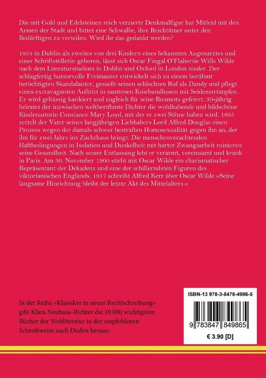 Produktbild: Der gl&uuml;ckliche Prinz und andere M&auml;rchen