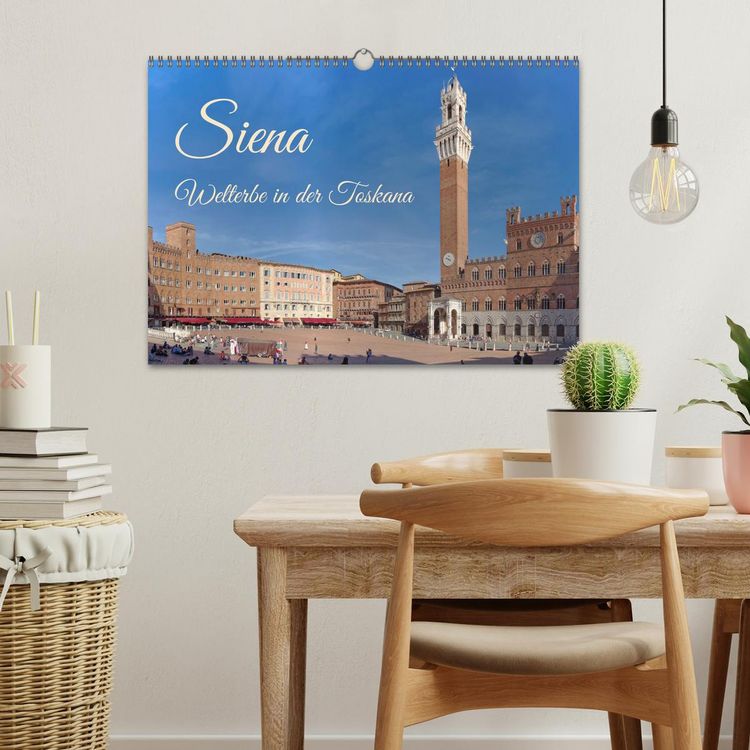 Produktbild: Siena - Welterbe in der Toskana (Wandkalender 2026 DIN A3 quer), CALVENDO Monatskalender