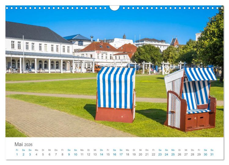Produktbild: Norderney Sehnsuchtskalender (Wandkalender 2026 DIN A3 quer), CALVENDO Monatskalender