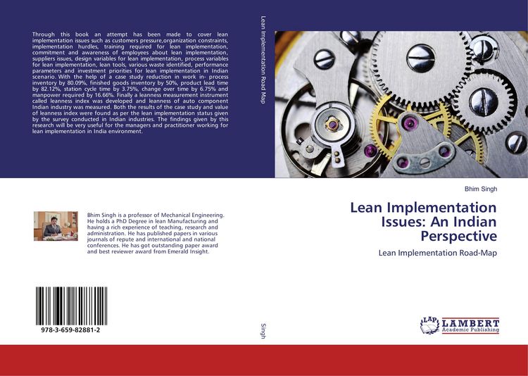 Produktbild: Lean Implementation Issues: An Indian Perspective