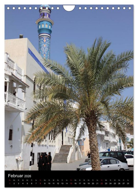 Produktbild: OMAN (Wandkalender 2026 DIN A4 hoch), CALVENDO Monatskalender