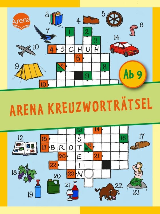 Produktbild: Arena Kreuzwortr&auml;tsel. Ab 9 Jahren