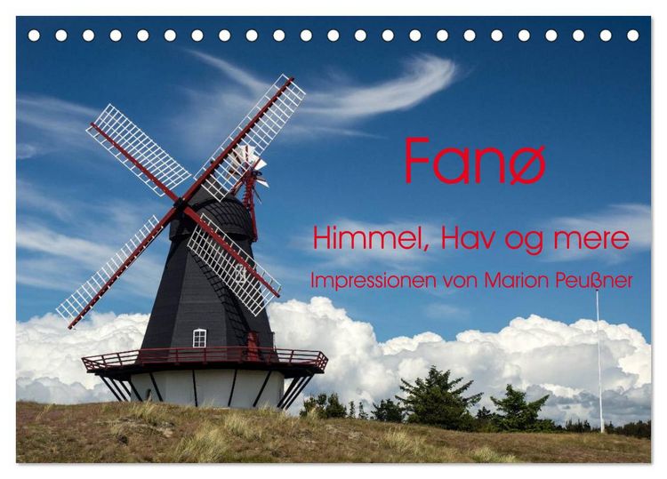 Produktbild: Fan&oslash; - Himmel, Hav og mere (Tischkalender 2026 DIN A5 quer), CALVENDO Monatskalender