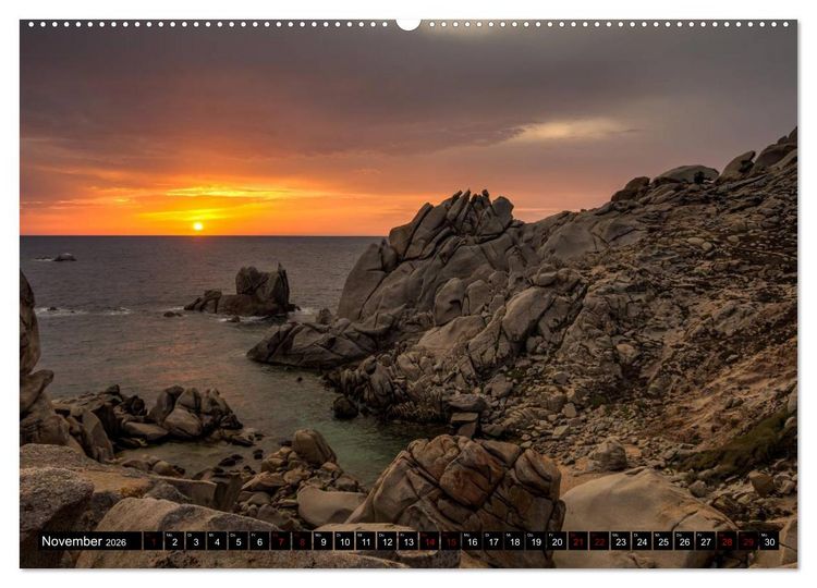 Produktbild: Wildes Sardinien 2026 (Wandkalender 2026 DIN A2 quer), CALVENDO Monatskalender