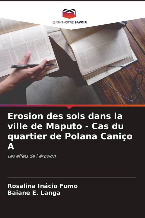 Produktbild: Erosion des sols dans la ville de Maputo - Cas du quartier de Polana Cani&ccedil;o A