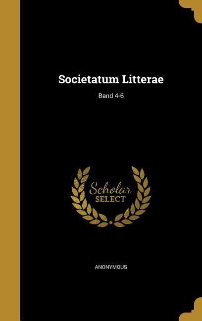 Produktbild: Societatum Litterae; Band 4-6