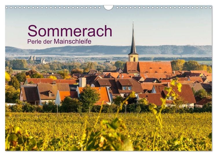 Produktbild: Sommerach - Perle der Mainschleife (Wandkalender 2026 DIN A3 quer), CALVENDO Monatskalender