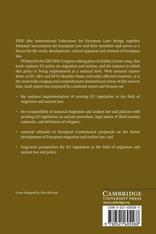 Produktbild: Migration and Asylum Law and Policy in the European Union