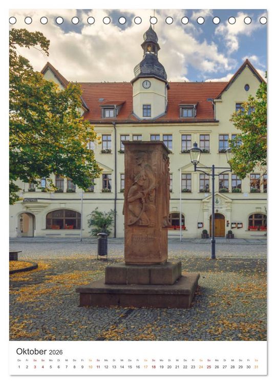 Produktbild: Die Stadt Hettstedt (Tischkalender 2026 DIN A5 hoch), CALVENDO Monatskalender