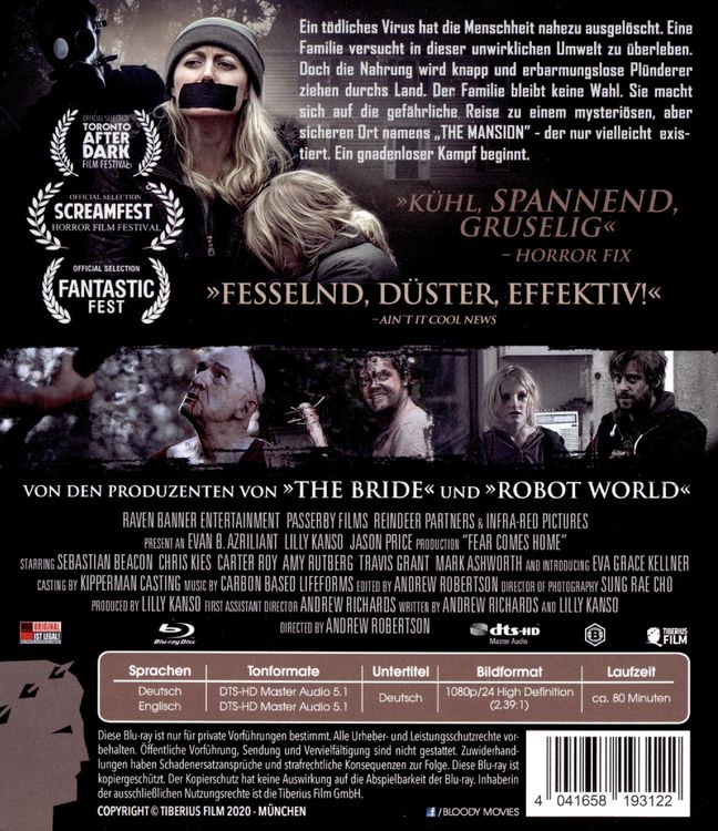 Produktbild: Fear comes home - Wer bleibt am Leben?