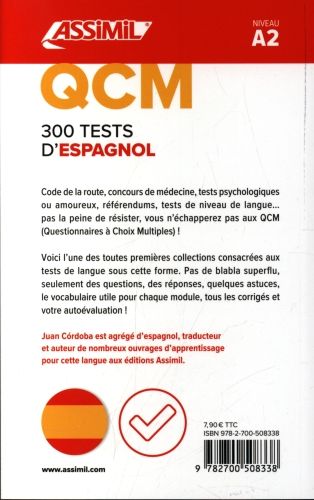 Produktbild: Cordoba, J: 300 Tests D'espagnol