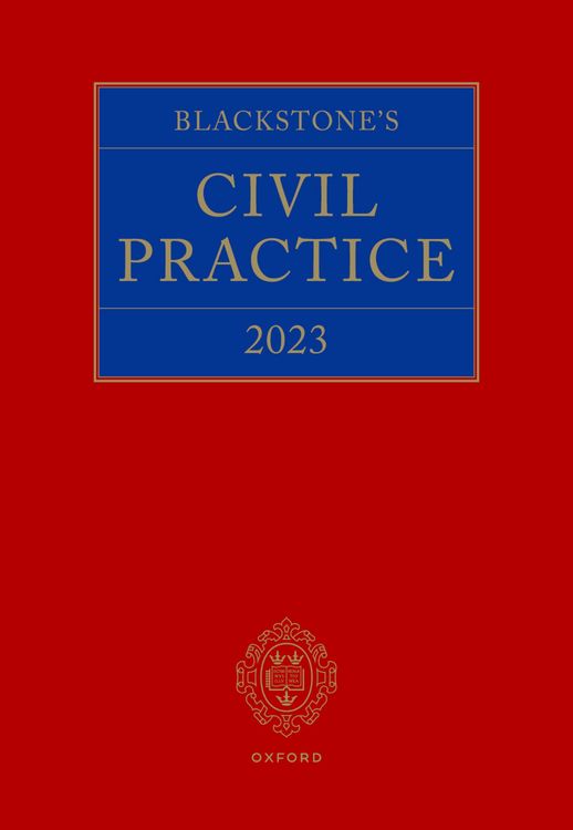 Produktbild: Blackstone's Civil Practice 2023