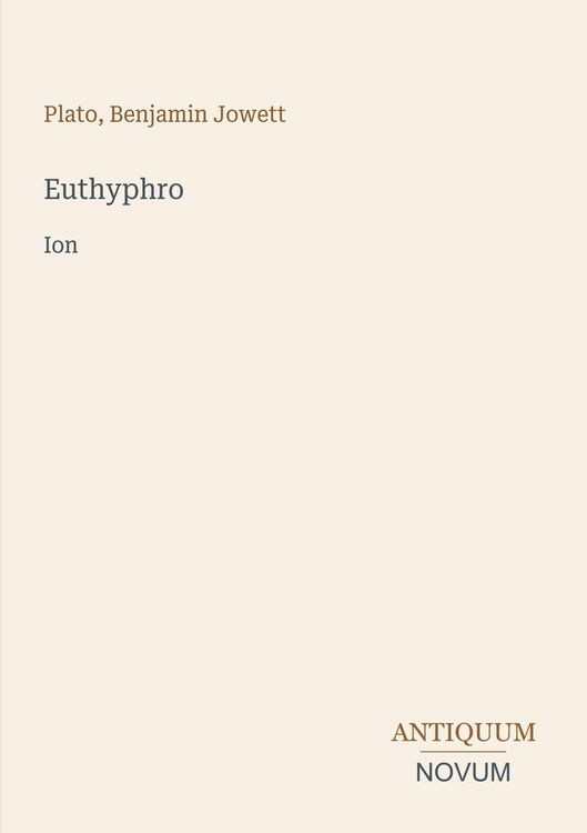 Produktbild: Euthyphro