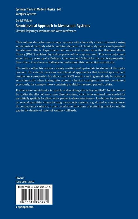 Produktbild: Semiclassical Approach to Mesoscopic Systems