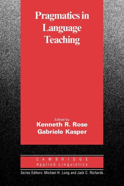 Produktbild: Pragmatics in Language Teaching