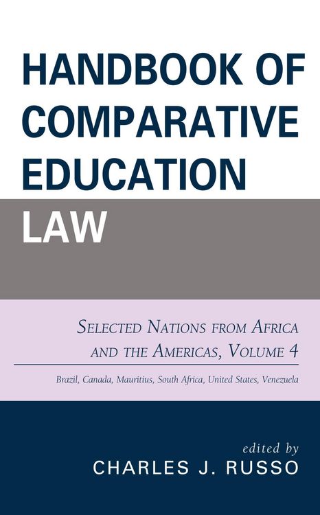 Produktbild: Handbook of Comparative Education Law: Selected Nations from Africa and the Americas