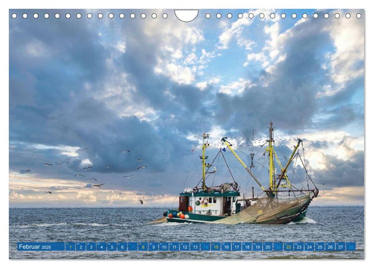 Produktbild: Borkum Ansichten (Wandkalender 2026 DIN A4 quer), CALVENDO Monatskalender