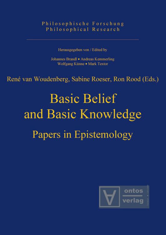 Produktbild: Basic Belief and Basic Knowledge
