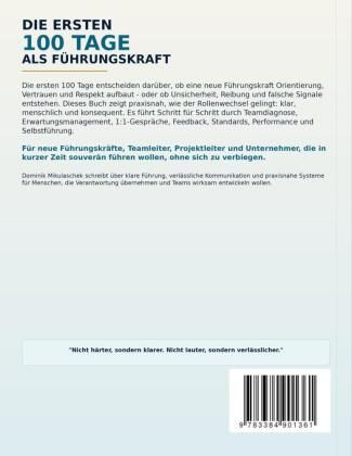 Produktbild: Mikulaschek, D: Die ersten 100 Tage als F&uuml;hrungskraft
