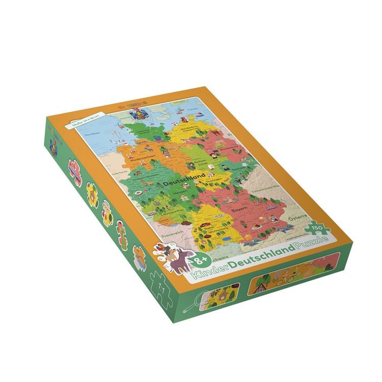 Produktbild: Die Kinderdeutschlandkarte als Puzzle