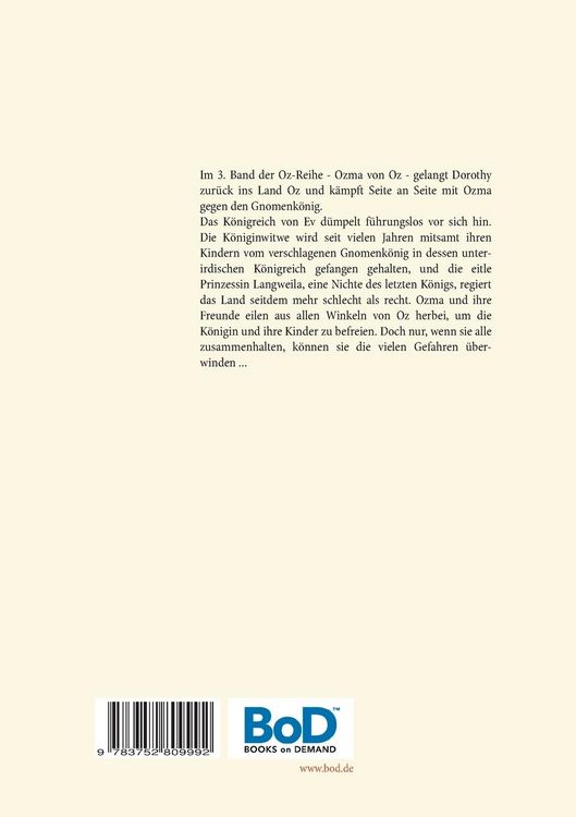Produktbild: Ozma von Oz - Die Oz-B&uuml;cher Band 3
