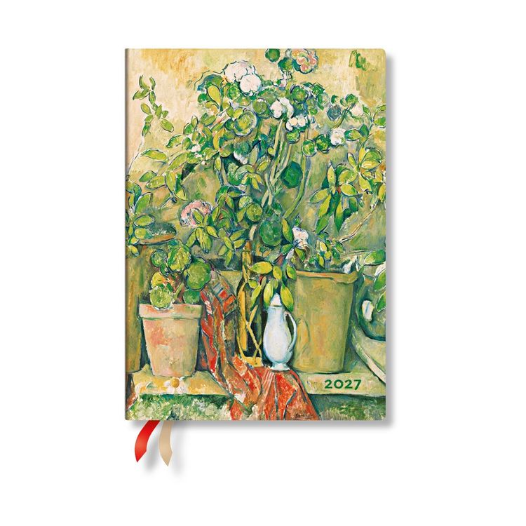 Produktbild: 2027 Cezanne's Terracotta Pots and Flowers MIDI Hardcover 12-Month Daily Planner, 416pg, 80gsm by Paperblanks