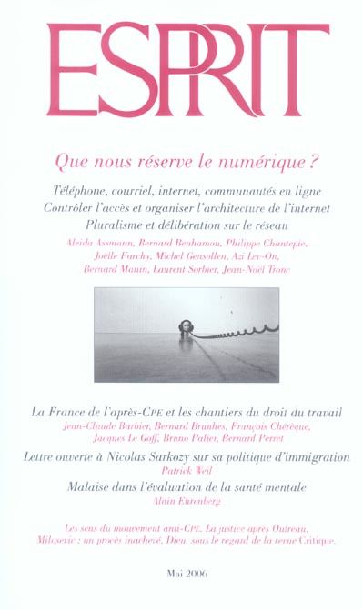 Produktbild: Esprit ; que Nous Reserve le Numerique ?