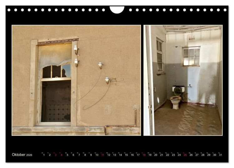 Produktbild: Geisterstadt Kolmannskuppe (Wandkalender 2026 DIN A4 quer), CALVENDO Monatskalender