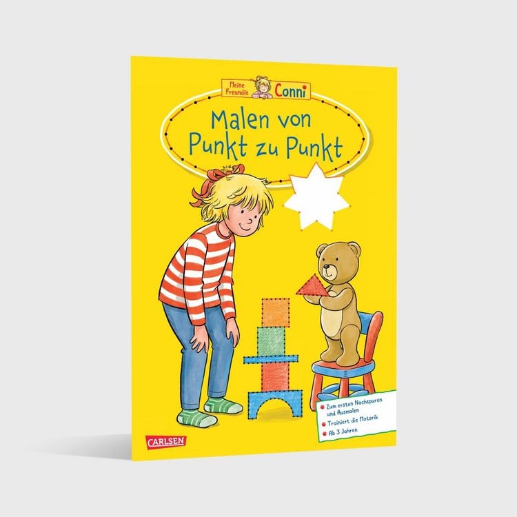 Produktbild: Conni Gelbe Reihe (Besch&auml;ftigungsbuch): Malen von Punkt zu Punkt
