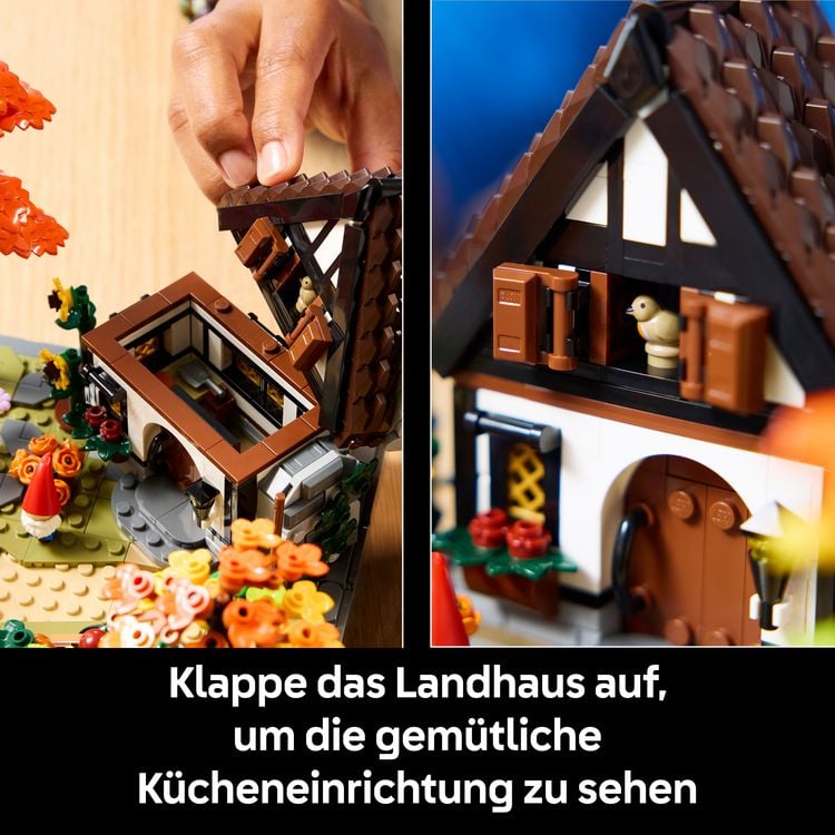 Produktbild: LEGO Icons 11372 Herbstlicher Landhausgarten, Modellbau f&uuml;r Erwachsene