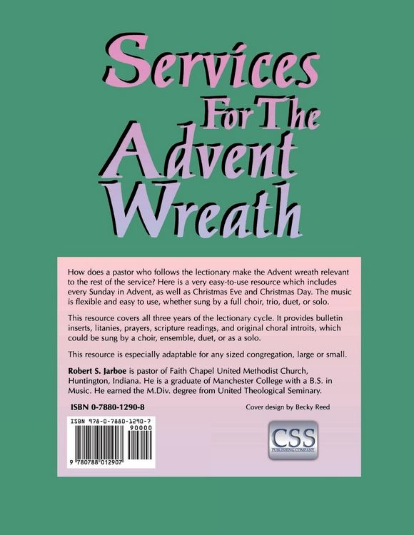 Produktbild: Services for the Advent Wreath Based on Lectionary Years A, B, and C