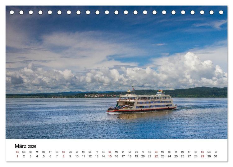 Produktbild: Klosterinsel Reichenau - UNESCO-Welterbe am Bodensee (Tischkalender 2026 DIN A5 quer), CALVENDO Monatskalender