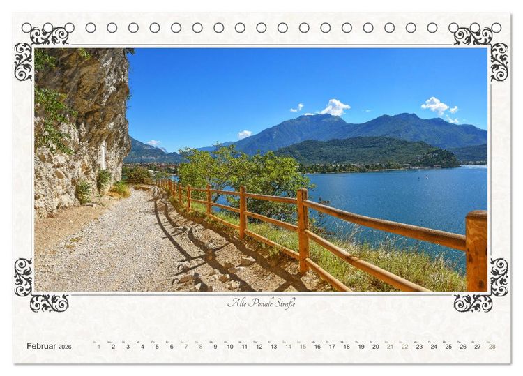 Produktbild: Gardasee - Idylle am Lago 2026 (Tischkalender 2026 DIN A5 quer), CALVENDO Monatskalender