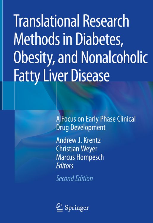 Produktbild: Translational Research Methods in Diabetes, Obesity, and Nonalcoholic Fatty Liver Disease