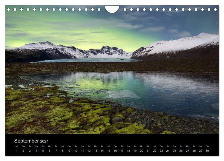 Produktbild: Traumziel Island 2027 (Wandkalender 2027 DIN A4 quer), CALVENDO Monatskalender