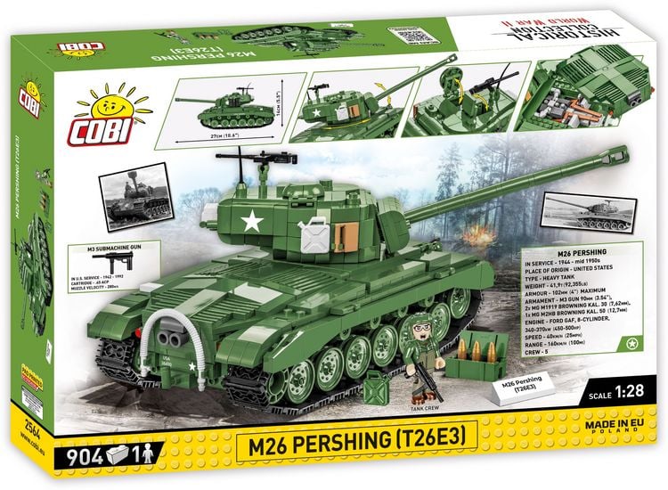 Produktbild: COBI 2564 - Historical Collection, Panzer M26 Pershing T26E3 WWII